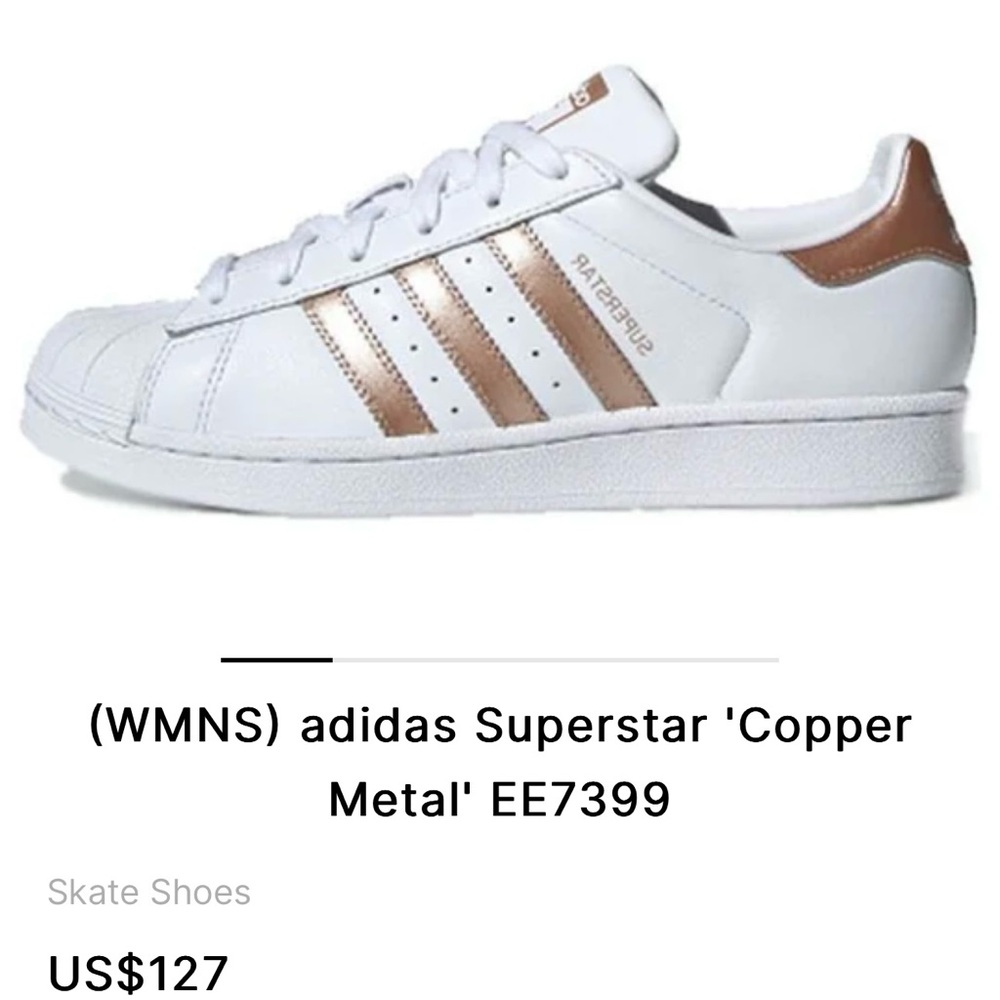 Adidas Superstar “Copper Metal”